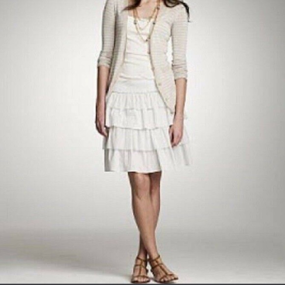 J. Crew Tiered Ruffled mini skirt Size 12 NWT - Picture 1 of 6